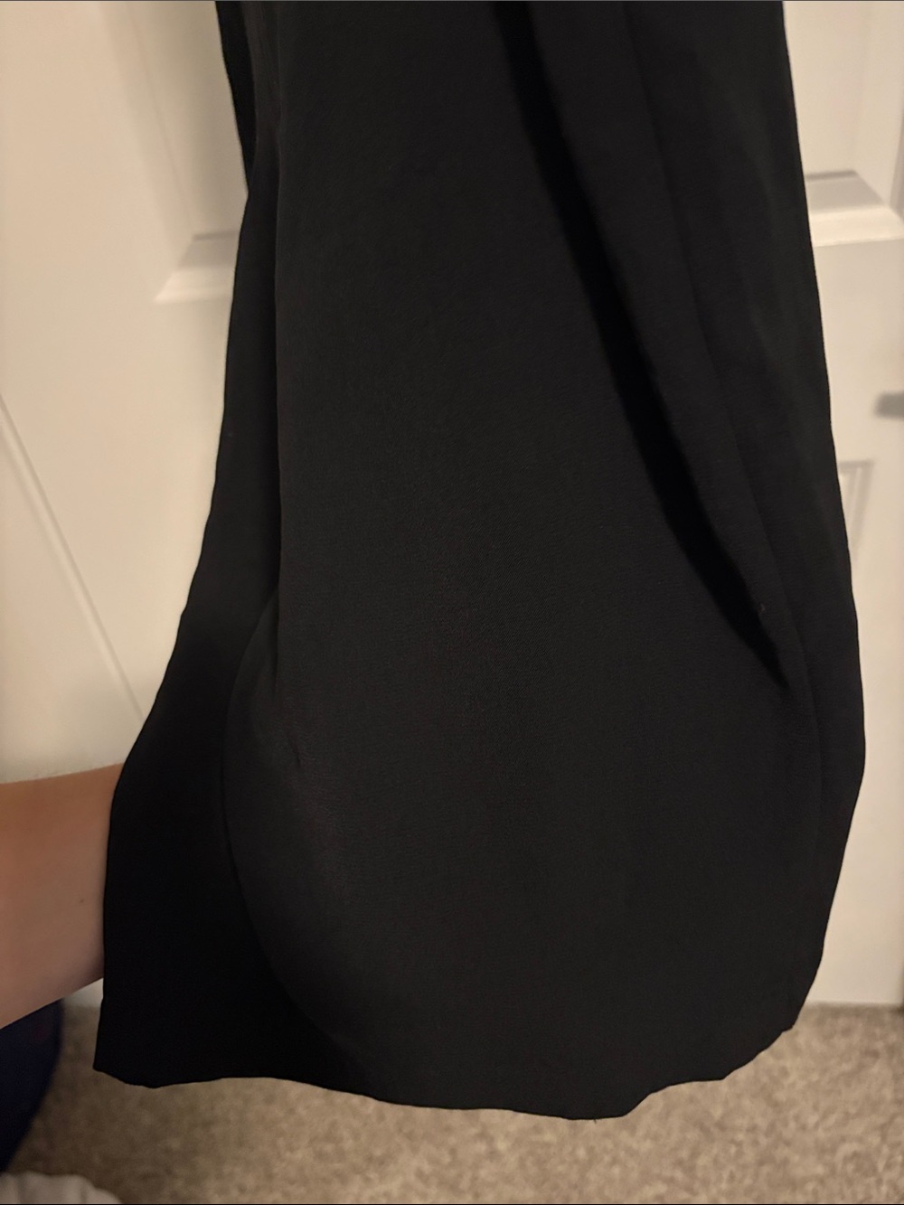 Zara Black Wide-Leg Bermuda Shorts - Picture 5 of 5